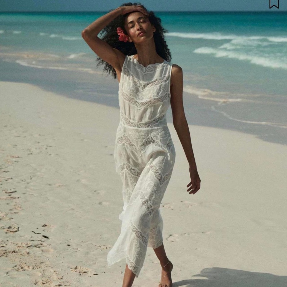 Doen Evanora Dress in Salt